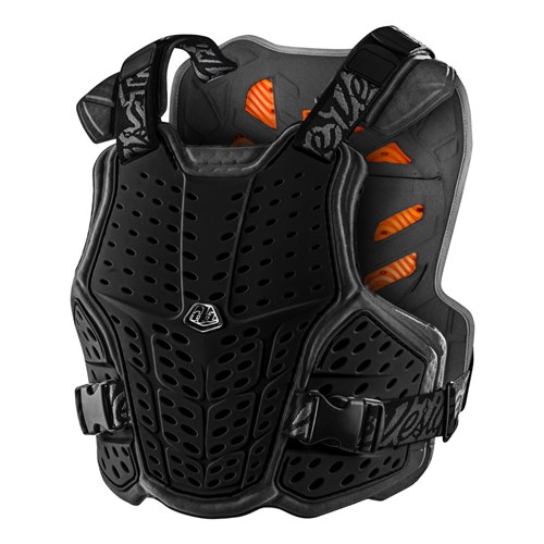 TLD 24.1 ROCKFIGHT CE D30 CHEST PROTECTOR BLACK
