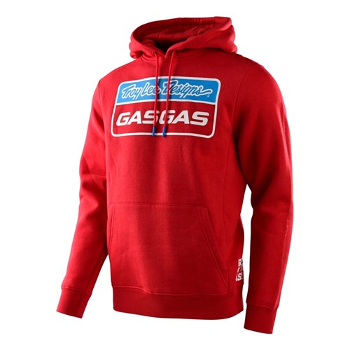 TLD GASGAS STOCK HOODIE RED HEATHER