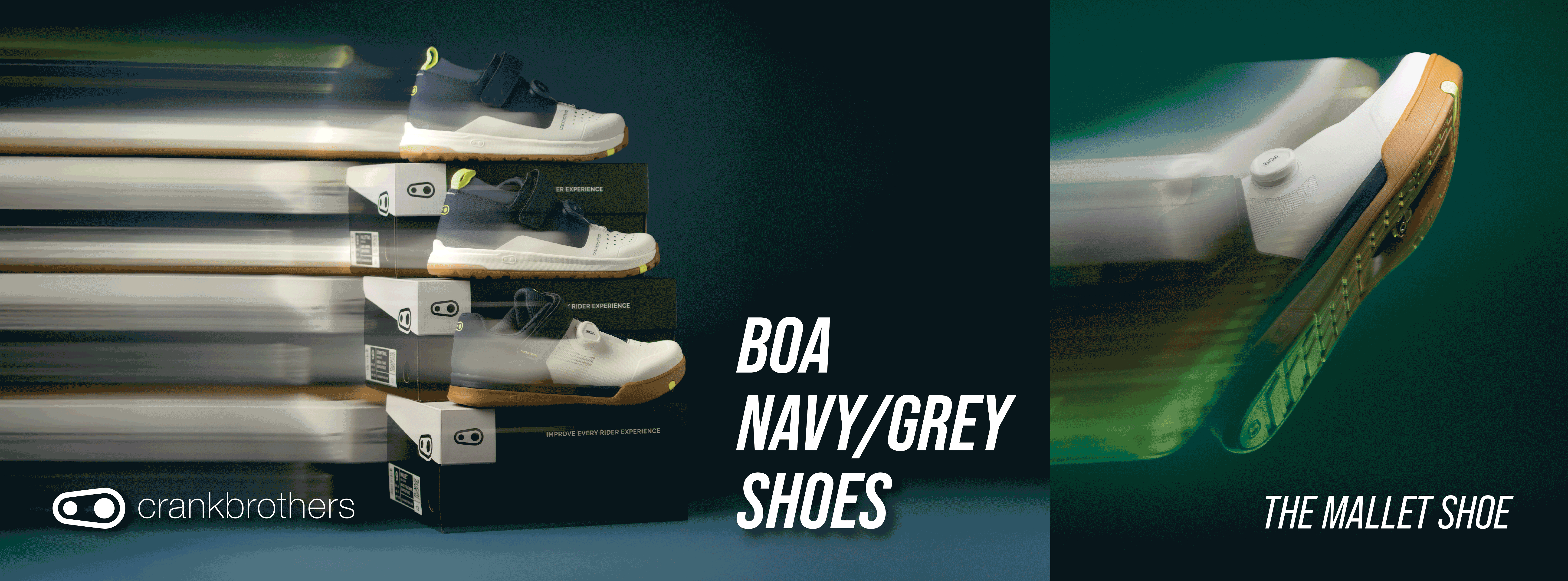 CB BOA NAVY/GREY SHOES