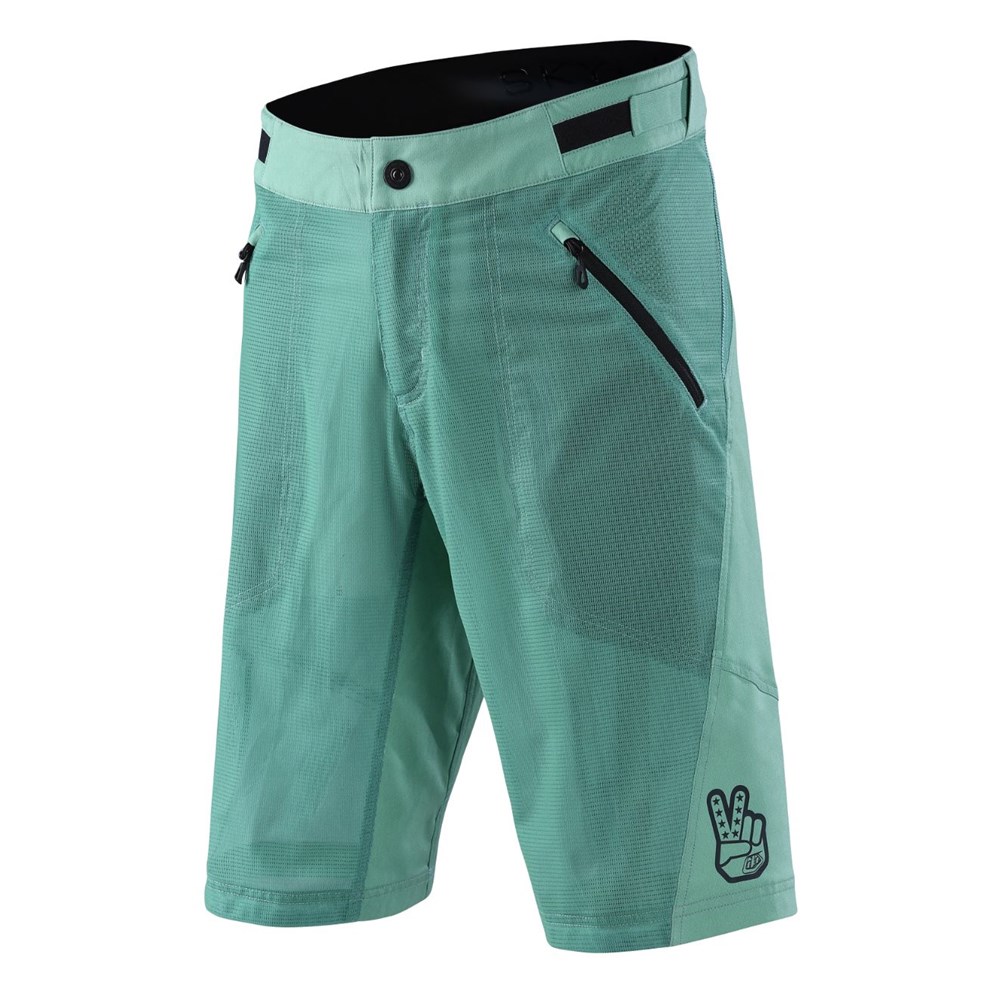 237528015 TLD SKYLINE AIR SHORT GLASS GREEN 36 Distributed by
