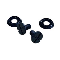 TLD STAGE VISOR SCREW SIDE SCREWS INC WASHERS 2 PACK / PAIR