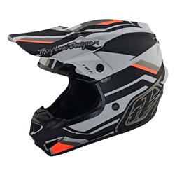 TLD SE4 GP HELMET APEX GREY / ORANGE MED