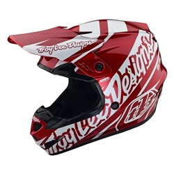 TLD SE4 GP YTH HELMET SLICE RED / WHITE Y-MED