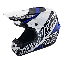 TLD SE4 GP YTH HELMET SLICE BLUE Y-MED