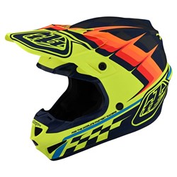 TLD SE4 POLY YTH HELMET MIPS WARPED YELLOW Y-MED