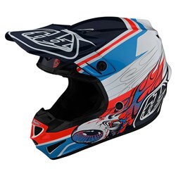 TLD SE4 POLY YTH HELMET MIPS SKOOLY BLUE / ORANGE Y-MED