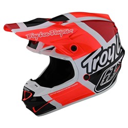 TLD 24.1 SE4 POLY YTH HELMET MIPS QUATTRO RED / CHARCOAL Y-MED