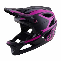 TLD 26.2 STAGE 2 HELMET MIPS HIGH VZ DARK GREY / NEON FUCHS MED / LGE