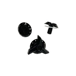 TLD 24.1 D4 / STAGE VISOR SCREW SET BLACK 3 PACK