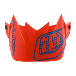 TLD 21 SE4 GP VISOR SILHOUETTE ORANGE / CYAN