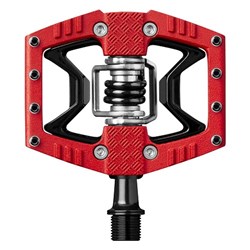 CRANKBROTHERS PEDAL DOUBLE SHOT 3 RED BLACK BODY WITH PINS