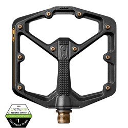 CRANKBROTHERS PEDAL STAMP 11 LARGE BLACK / GOLD