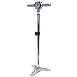 CRANKBROTHERS PUMP KLIC FLOOR W/ ANALOG GAUGE SILVER