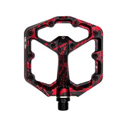 CRANKBROTHERS PEDAL STAMP 7 SMALL LTD EDITION SPLATTER RED