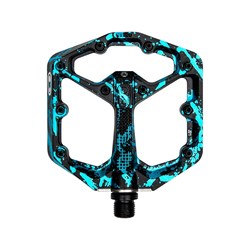 CRANKBROTHERS PEDAL STAMP 7 SMALL LTD EDITION SPLATTER BLUE