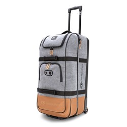 CRANKBROTHERS TRAVEL BAG ALBEK LONG HAUL ROLLER BAG HEATHER GREY / GUM