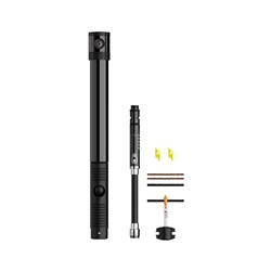 CRANKBROTHERS PUMP HAND KLIC HV GAUGE + PLUG TOOL BLACK