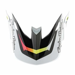 TLD 26.1 SE5 VISOR LINED UP WHITE OSFA