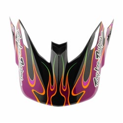 TLD 26.1 SE5 VISOR TORCHED BLACK / VIOLET OSFA