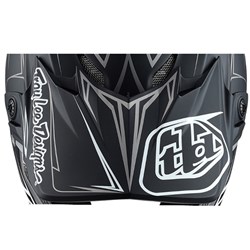 TLD 17 SE4 COMPOSITE VISOR PINSTRIPE BLACK/SILVER