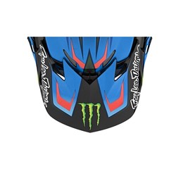 TLD 21 SE4 CARBON VISOR LE FLASH MONSTER BLUE