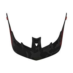 TLD 22 ER A3 VISOR CAMO GREY / RED