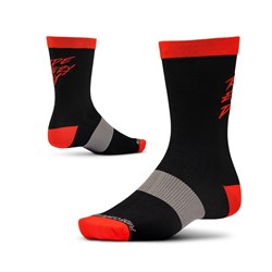 RIDE CONCEPTS YOUTH SOCK RIDE EVERY DAY BLACK / RED L