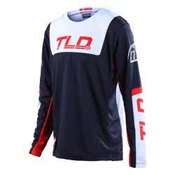 TLD GP YTH JERSEY FRACTURA NAVY / RED Y-XLG