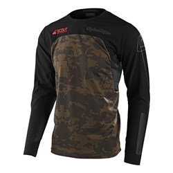 TLD SCOUT OFFROAD SE JERSEY SYSTEMS CAMO GREEN MED