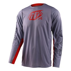 TLD GP PRO JERSEY ICON DARK GREY / BURNT ORANGE SML