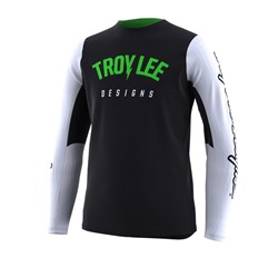 TLD GP PRO YTH JERSEY BOLTZ BLACK / WHITE Y-SML