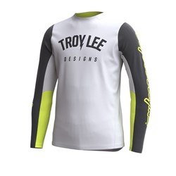 TLD GP PRO YTH JERSEY BOLTZ FOG / FLO YELLOW Y-SML