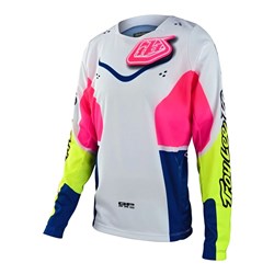 TLD GP PRO YTH JERSEY RADIAN WHITE / MULTI Y-SML