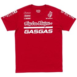 TLD 24 GASGAS SS TEE DARK RED XLG