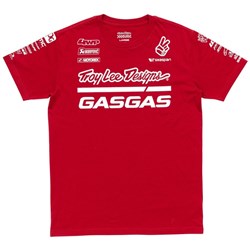 TLD 24 GASGAS SS TEE DARK RED SML