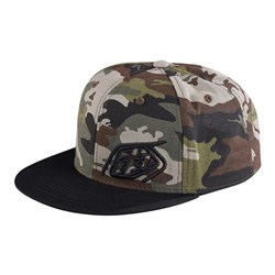 TLD 25 SLICE HAT CAMO ARMY GREEN / BLACK OSFA