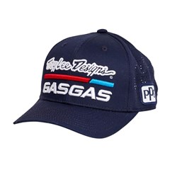 TLD 24 GASGAS CURVED TEAM HAT NAVY OSFA