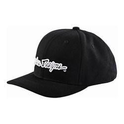 TLD 25 SIGNATURE CURVED HAT BLACK / WHITE OSFA