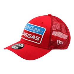 TLD 22S GASGAS TEAM CURVED HAT STOCK RED OSFA