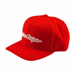 TLD 26.1 CURVED SNAP HAT SIGNATURE TEAM RED OSFA