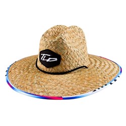 TLD 25 LUCID STRAW HAT WHITE / BLACK OSFA