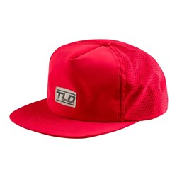 TLD 25 SPEED PATCH UNCON HAT POPPY RED OSFA