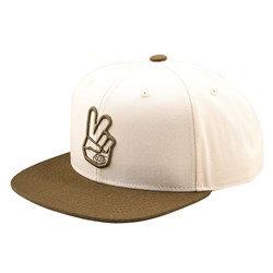 TLD 25.1 PEACE HAT VINTAGE WHITE / OLIVE OSFA