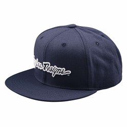 TLD 26.1 FLAT BILL SNAP HAT SIGNATURE INDIGO OSFA