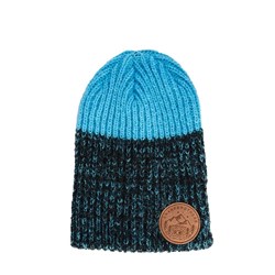CRANKBROTHERS BEANIE FIRESIDE BLUE BROWN LEATHER PA OSFA