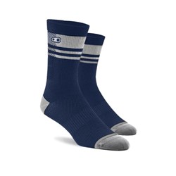 CRANKBROTHERS SOCK ICON MTB SOCK NAVY BLUE / WHIT LGE / XLG