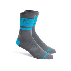 CRANKBROTHERS SOCK ICON SPLATTER BLACK / BLUE SML / MED