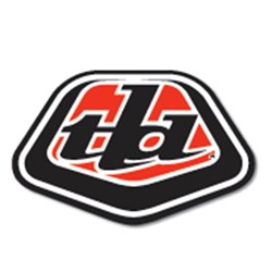 TLD ICON STICKER RED/BLK 7" 25 PACK