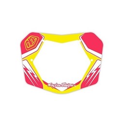 TLD BMX PLATE RED/YEL/WHT 7" PLATE