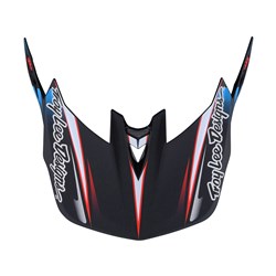 TLD 22S D4 CARBON VISOR LINES BLACK / RED